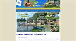 Desktop Screenshot of camping-seebauer.de